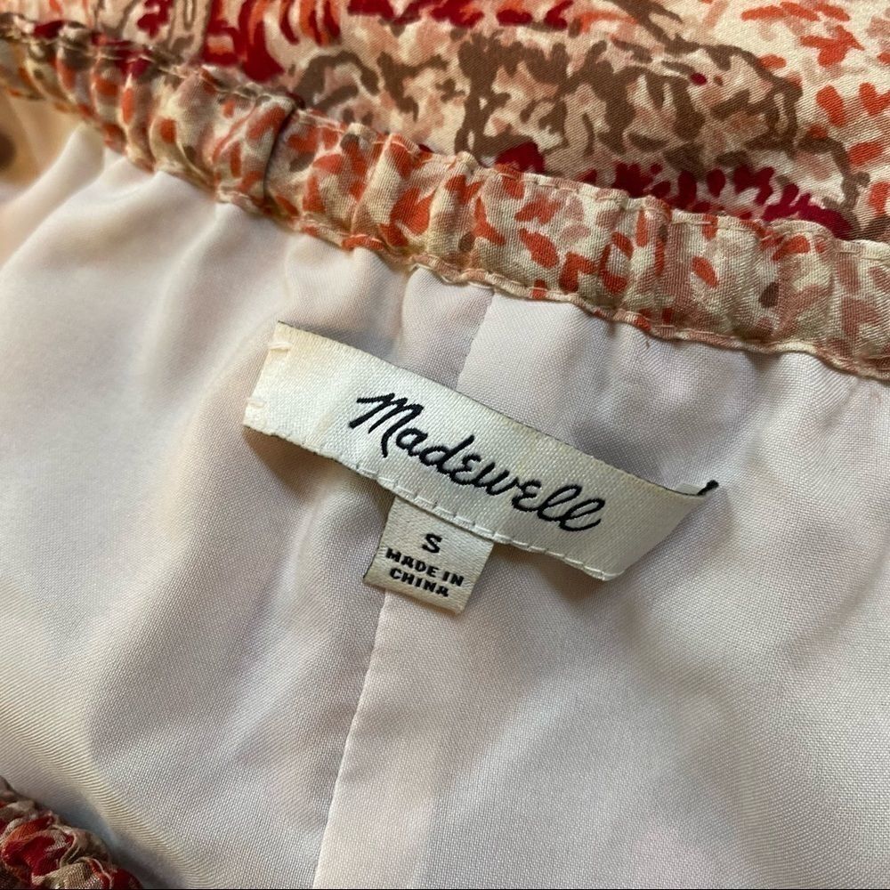 Madewell | Silk Paisley Cold Shoulder Dress - Picture 7 of 8